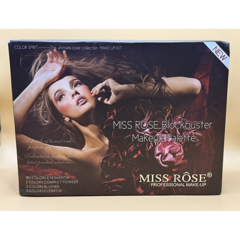 MISS ROSE Blockbuster Makeup Palette 180 Eyeshadow Colors